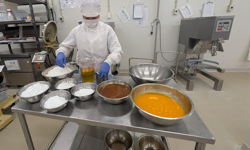 シフォンの材料準備